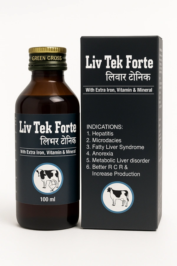 Liv Tek - Liver Tonic with extra Iron, Vitamin & Mineral by Ably Pharma Vet - 100ml