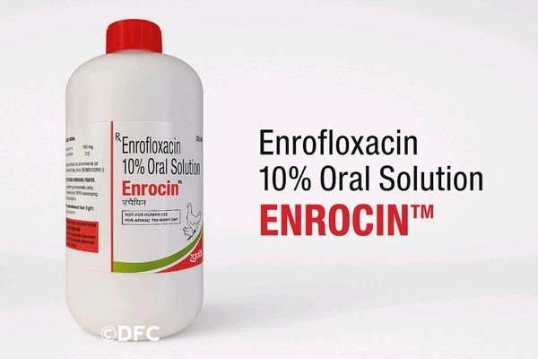 Enrofloxacin 10% Oral Solution Vet by Zeotis Enrocin - 1 Ltr, COD