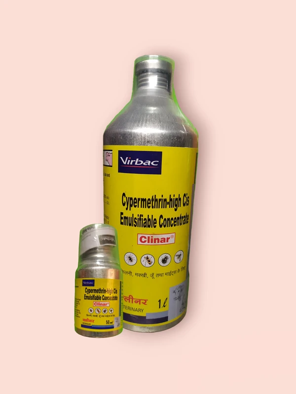 Cypermethrin-high Cis Emulsifiable Concentrate  by Virbac Clinar - 1 Ltr, COD