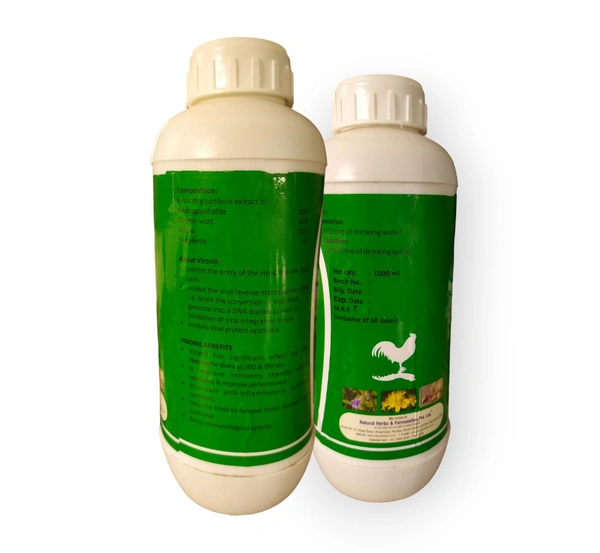 Immunostimulant with Antiviral Activity By Natural Herbs & Formulation Pvt. Ltd. Vironil - 1000 ml