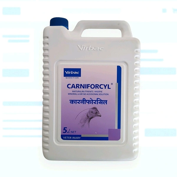Natural Nutrients, Vitamins, Mineral & Amino Acid Oral Solution by Virbac  CARNIFORCYL® - 5 ltr