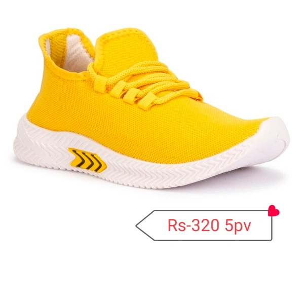 Shoe Y - Yellow And White, 9