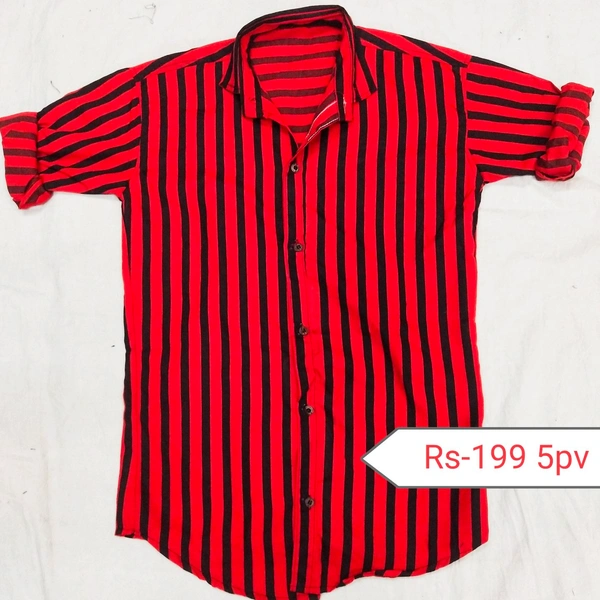 Shirt - Red Green Blue Black, M