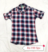 Check Shirt - Black White, M