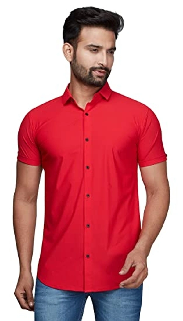 Lycra Half Shirt - M, Red