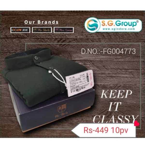 Shirt - M XL, Dark Green 