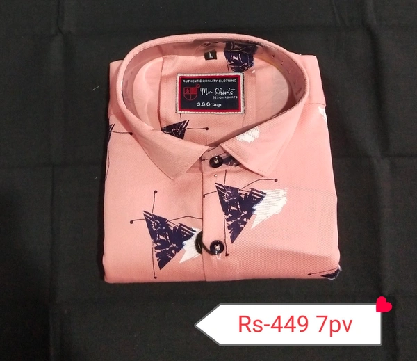 Shirt - L, Light Pink