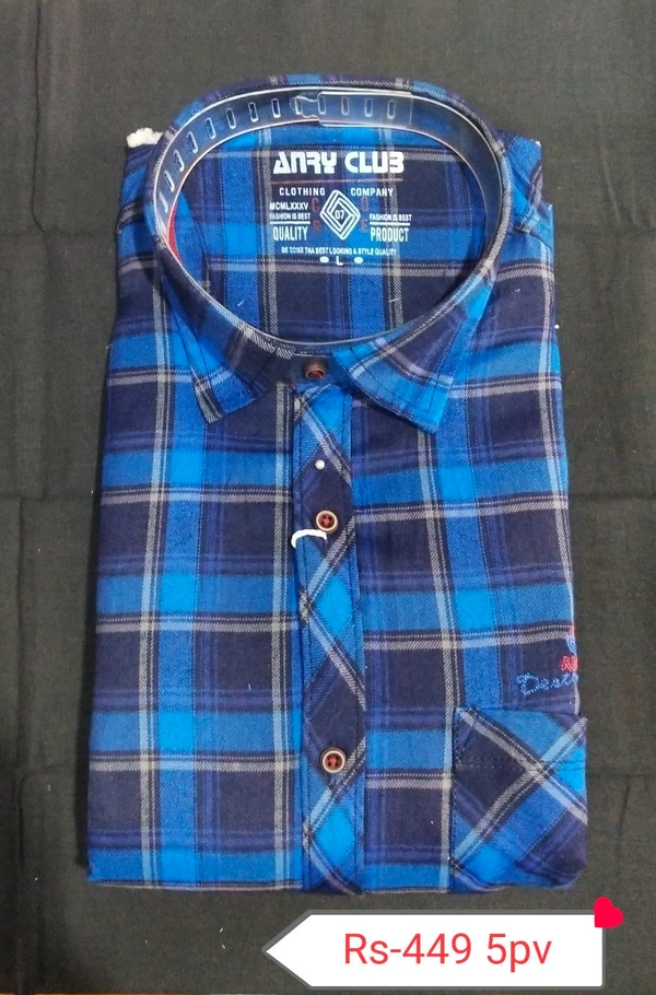 Shirt - L, Navy Blue