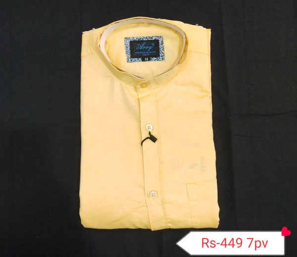 Shirt - M, Light Yellow 