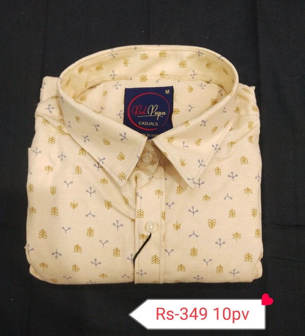 Shirt - Light Yellow , M L