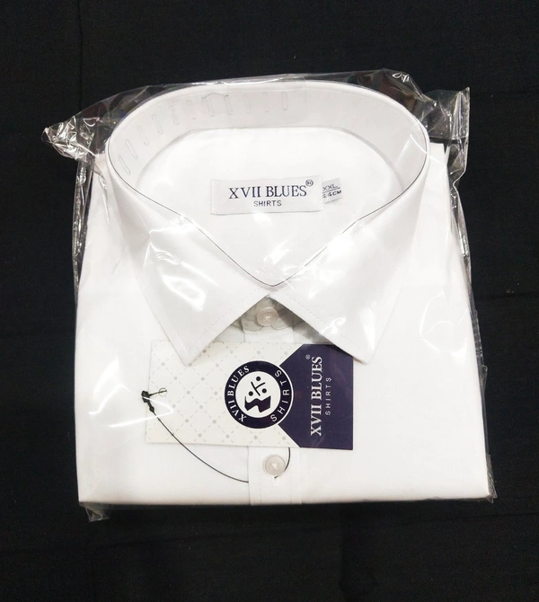 XVII BLUES Cotton Shirt  - XXL, White