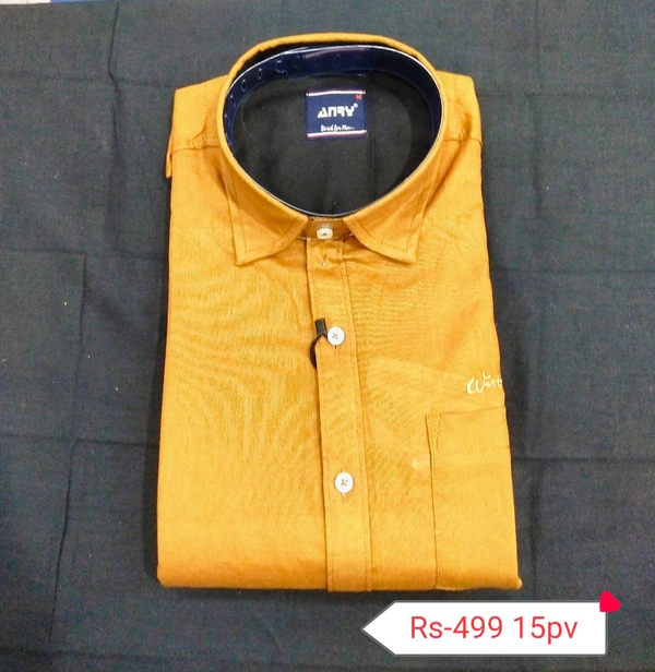 ANRY Cotton Shirt  - M, Light Brown