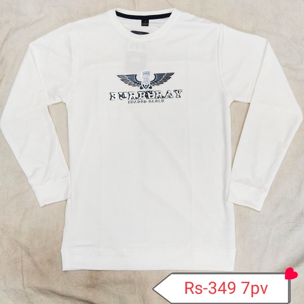 Sweat T Shirt 28pv - M L, White