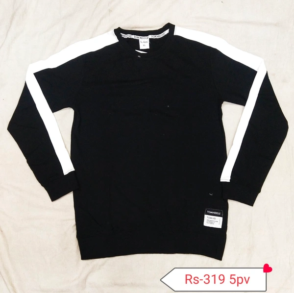 Tom Hiddle Sweat T Shirt  20pv - XL, Black