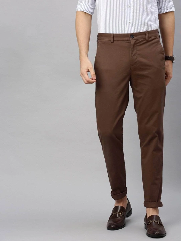 Red Max Cotton Pant  - Dark Brown, 28