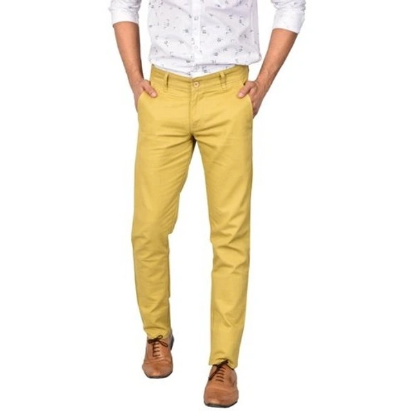 Sparkey Cotton Pant  - Light Yellow, 32