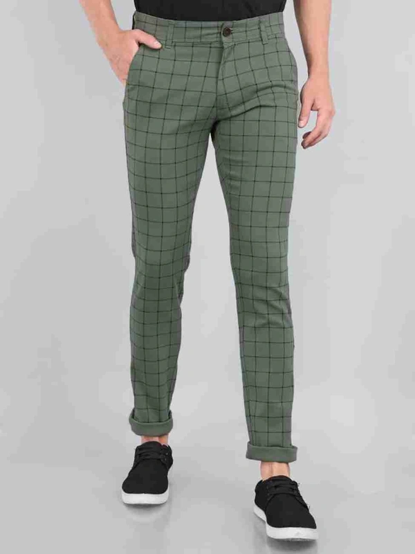 Sahil Cotton Pant  - Dark Green, 32