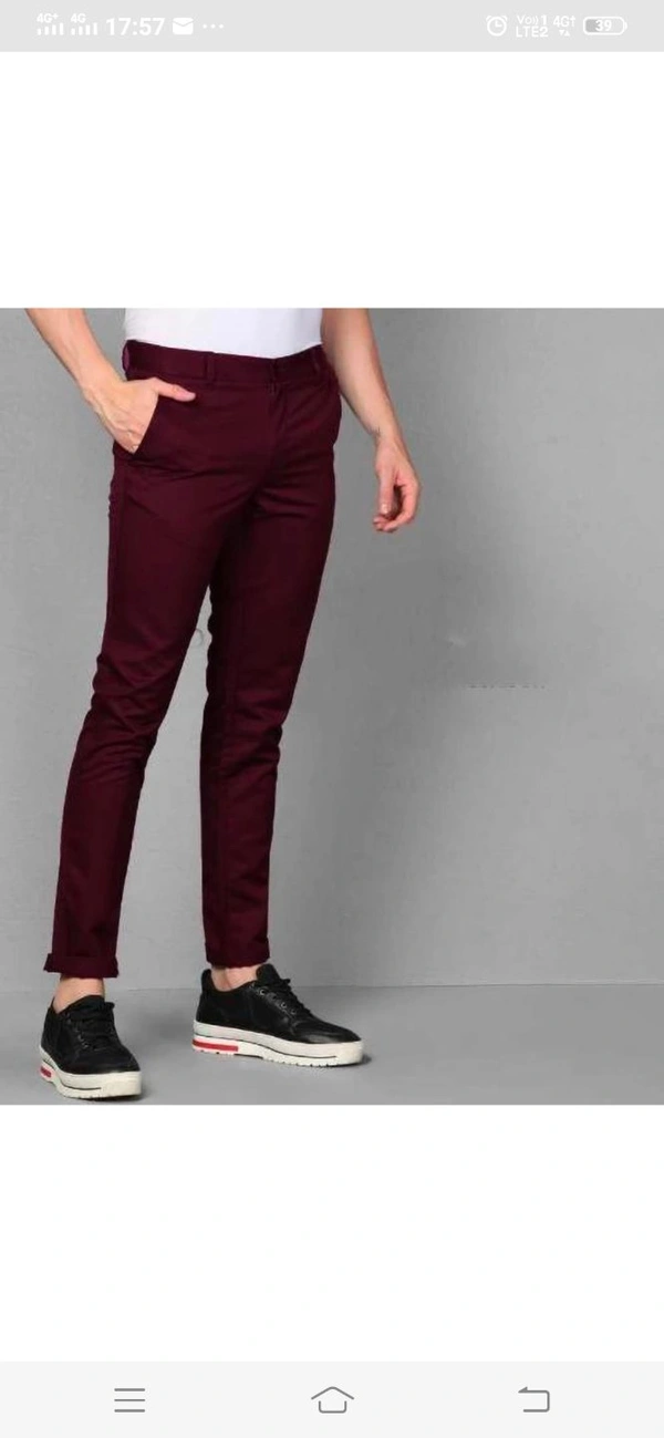 Levii s Lycra Pant - Dark Meroon, 32