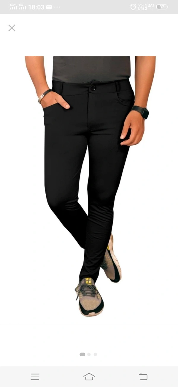 NAFIS Lycra Pant - Black, 30