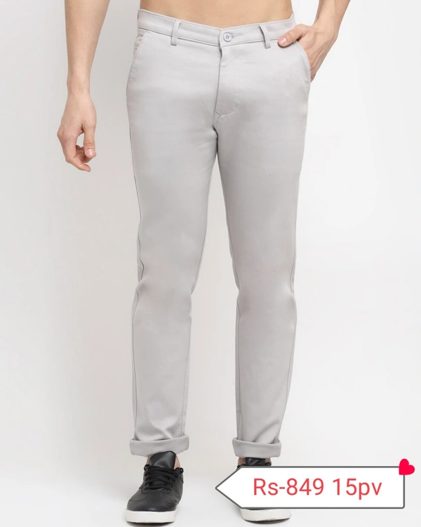 Rodamo Cotton Pant - Grey, 36/38