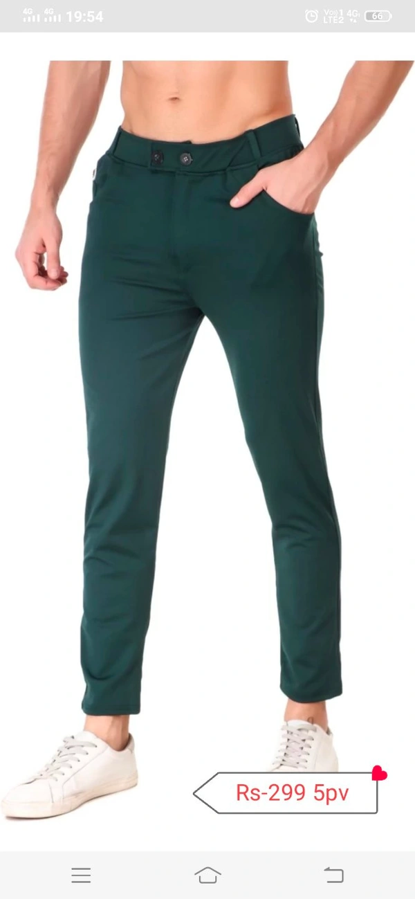 Levii s Lycra Pant - Dark Green, 32