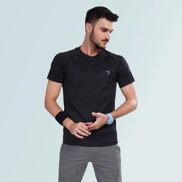 Power Cliff Sport T Shirt 15pv - M L, Black