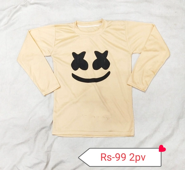 Sports T Shirt 8pv - M, Cream Colour