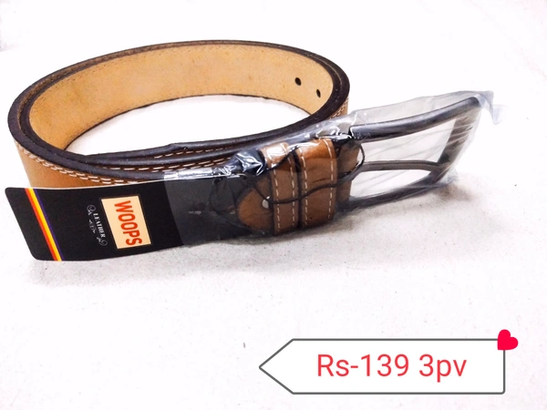 Woops Belt - Light Yellow