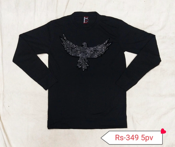Full T Shirt 20pv - M/L, Navy Blue/Red/Yellow/grey/Black