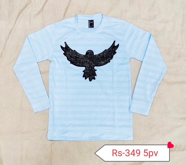Full T Shirt 20pv - M/L, Navy Blue/Red/Yellow/grey/Black
