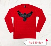 Full T Shirt 20pv - M/L, Navy Blue/Red/Yellow/grey/Black
