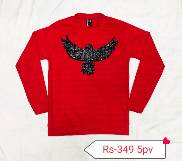 Full T Shirt 20pv - M/L, Navy Blue/Red/Yellow/grey/Black