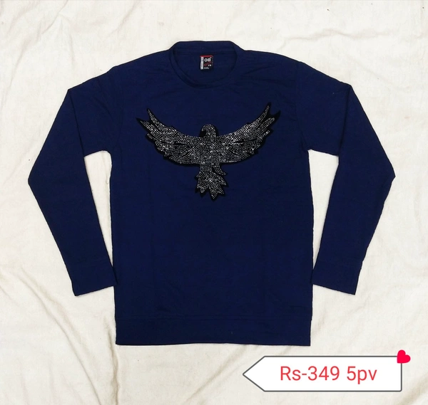 Full T Shirt 20pv - M/L, Navy Blue/Red/Yellow/grey/Black