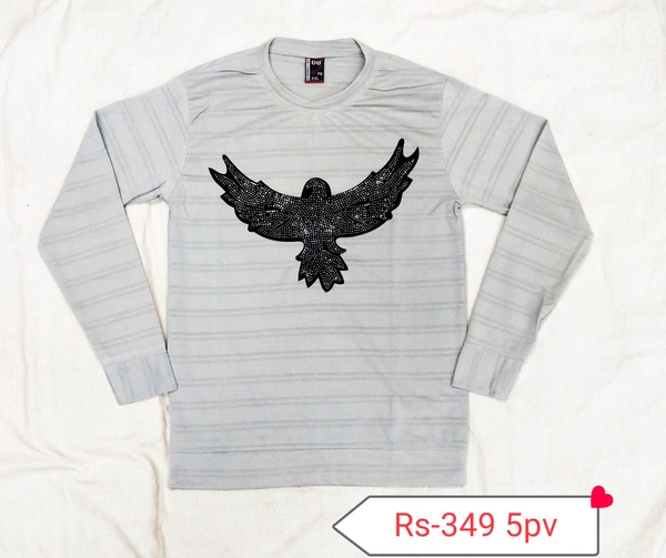 Full T Shirt 20pv - M/L, Navy Blue/Red/Yellow/grey/Black