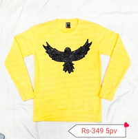 Full T Shirt 20pv - M/L, Navy Blue/Red/Yellow/grey/Black