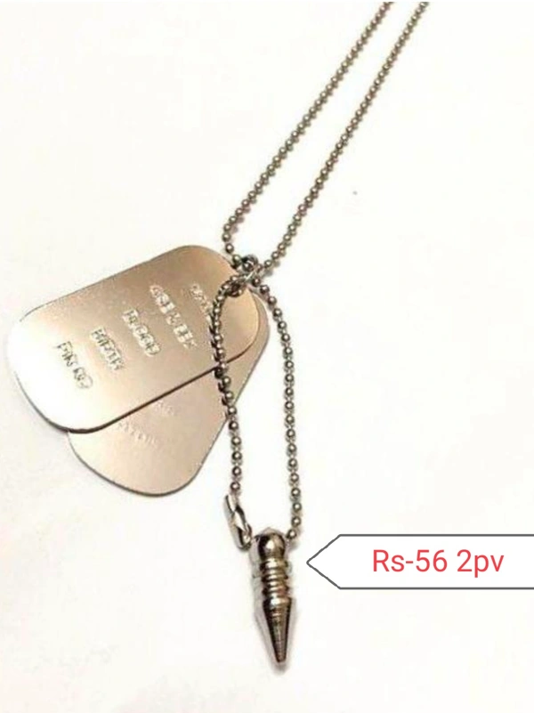Khushi Titali Brand Pendant  - Sliver 