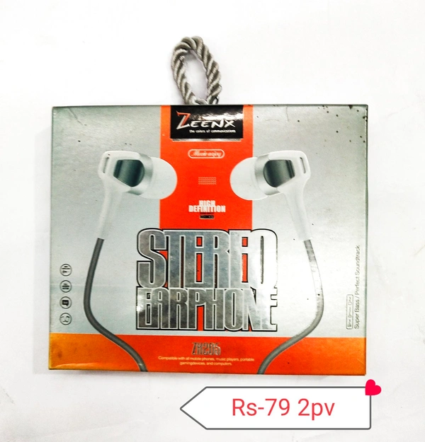 Zeenx Earphone - Grey