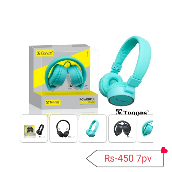 Troops Headphone  - Sky Blue