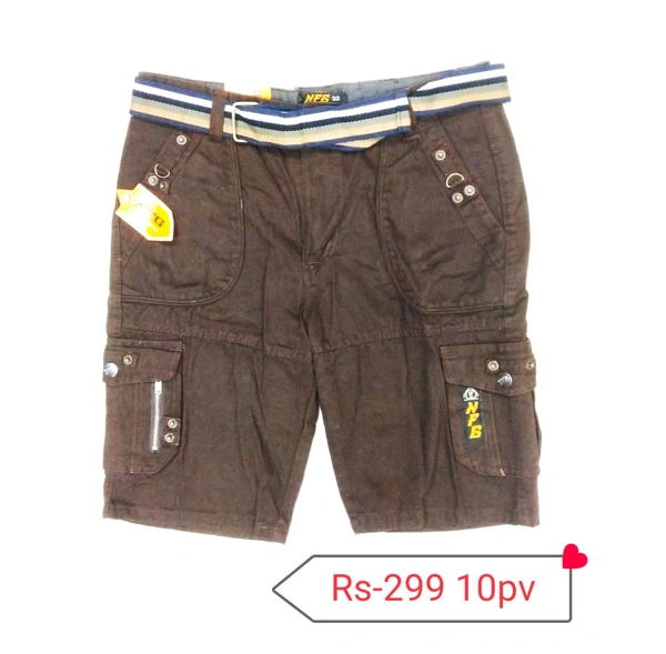 NFG Halft Pant 40pv - 30/32/36, Dark Brown