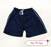 Sport Half Pant 8pv - M, Navy Blue/Black/Grey