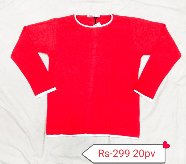 Zara T Shirt  - M L, Red