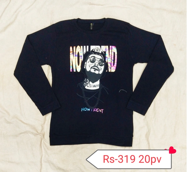Sweat T Shirt  - M, Navy Blue
