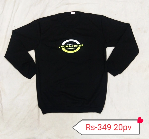 Sweat T Shirt  - L, Black