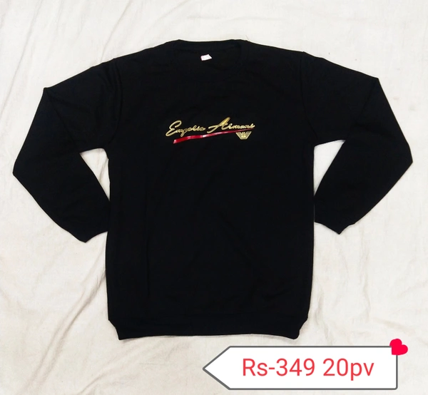 Sweat T Shirt  - L, Black