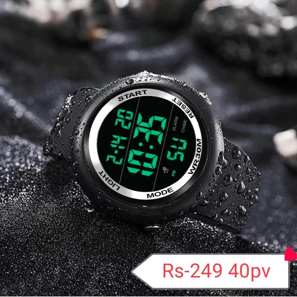 Sport Watch  Digital Watch - Black