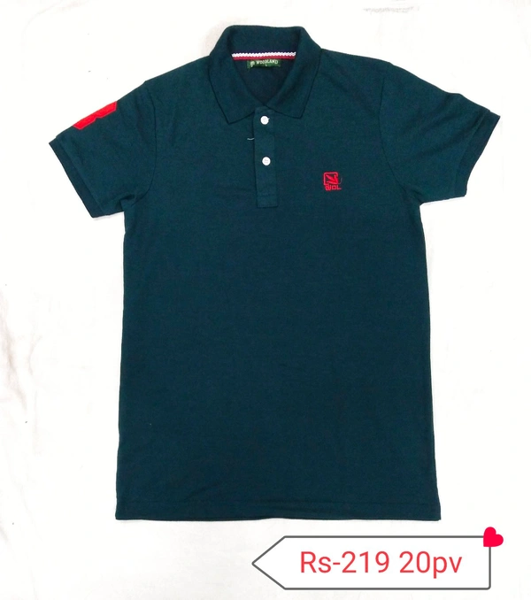 Urban Collar T Shirt Rs-150 6p - Dark Green, M/L/XL