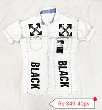 ZARA Denim Shirt  - Green/Blue/Yellow/White/Violet/R, M/L
