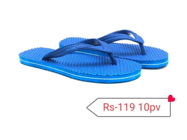 Slippers  - Black Blue, 6/7/8/9