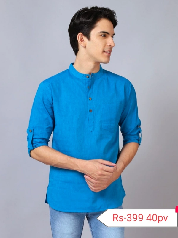 Nawabzada Kurta Rs-250 3p - M L Xl Xxl, Blue