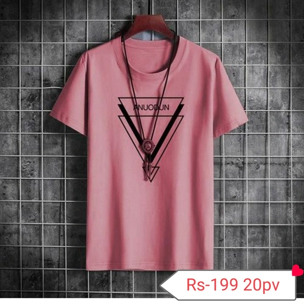 Stylogue Half Tshirt  - Pink, M L XL